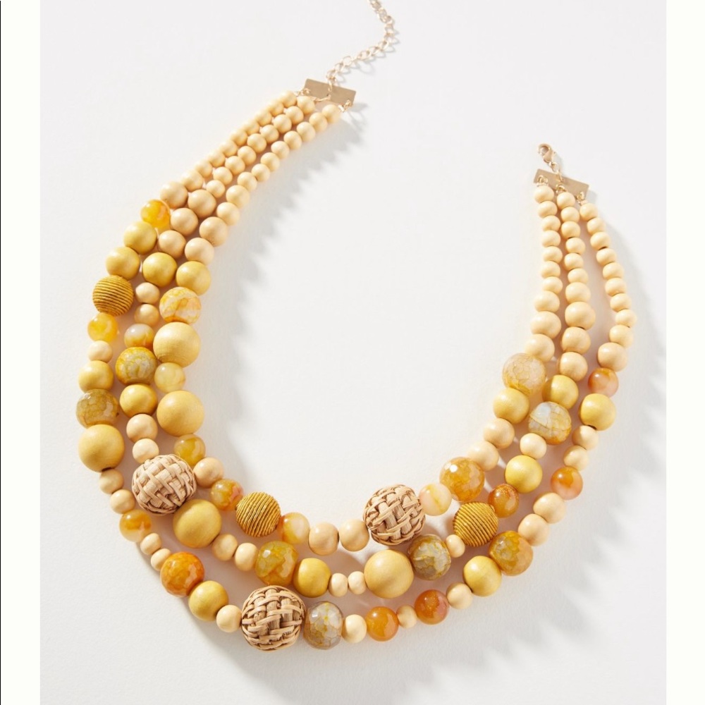 Anthropologie Bauble Bib Necklace